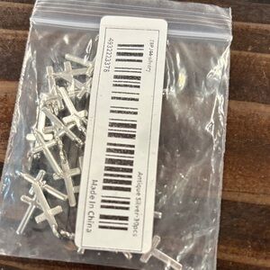 Silver Cross Charms